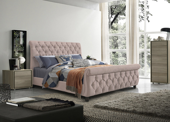 Morgan Fabric Double Bed
